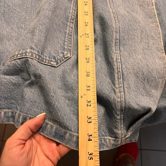 Boyish x Free People Blue Denim Joaquin Kimono Jacket Dress Small NWT - Picture 14 of 16